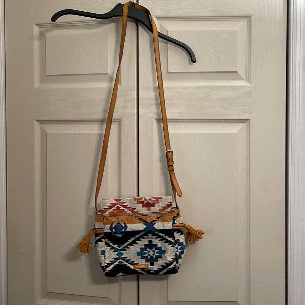 New condition Aztec print Fossil purse